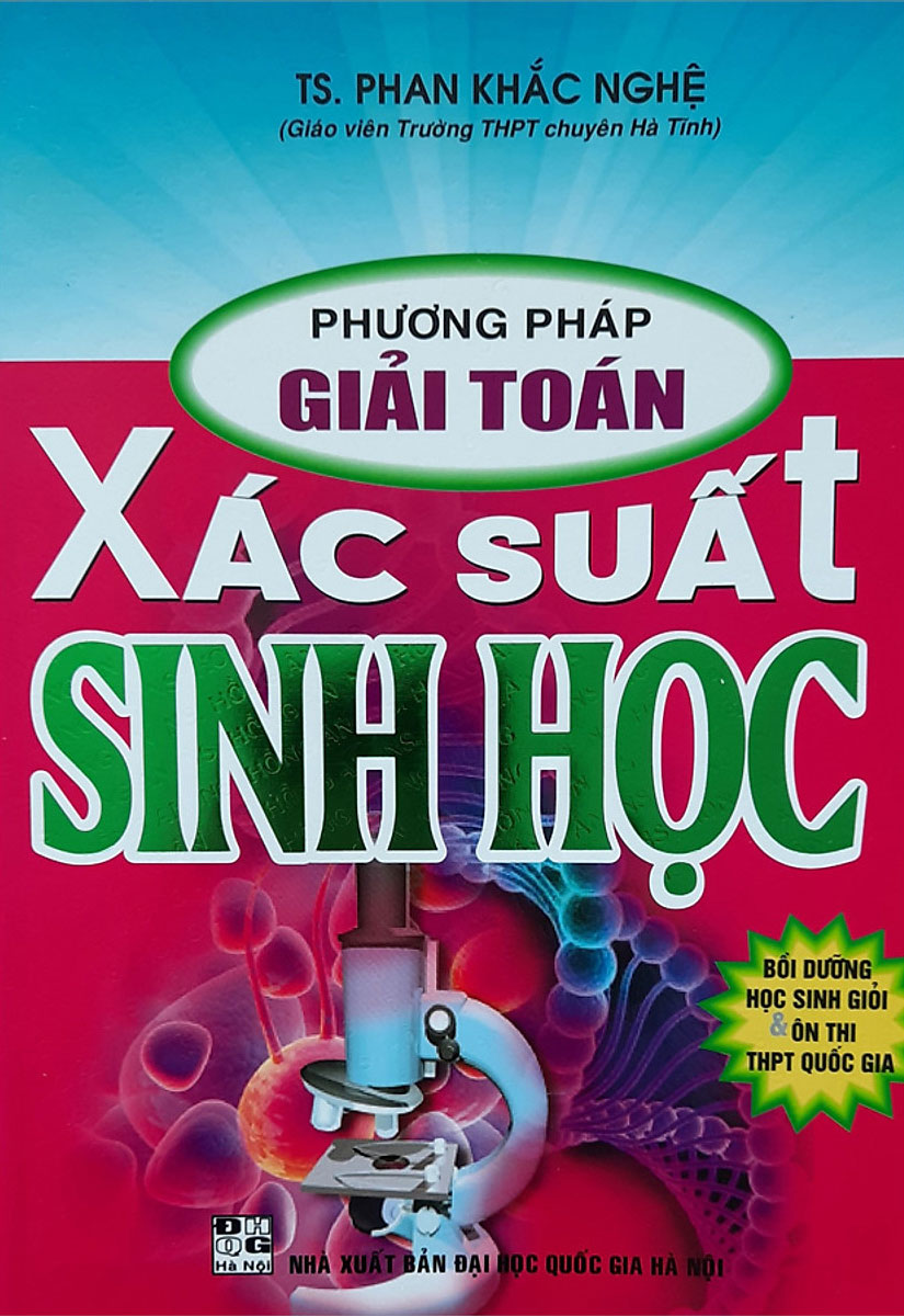 Sách Phương Pháp Giải Toán Xác Suất Sinh Học - Phan Khắc Nghệ - (HA) - Newshop