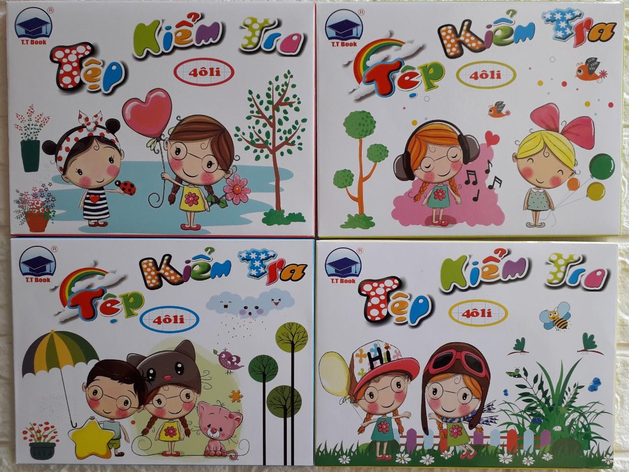 Combo 2 Xấp giấy kiểm tra 4 ôly