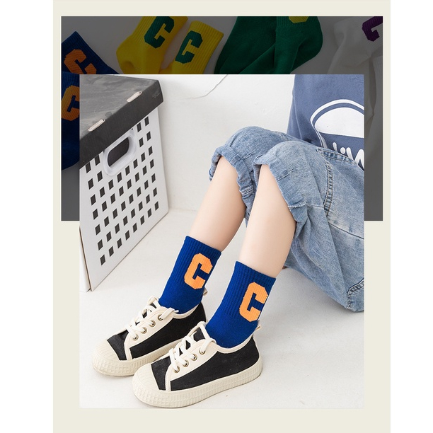 Combo 5 đôi tất len cổ cao UP -19 - 20 Cho bé