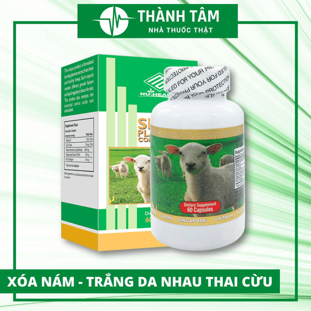 Viên uống Nhau Thai Cừu Nuhealth
