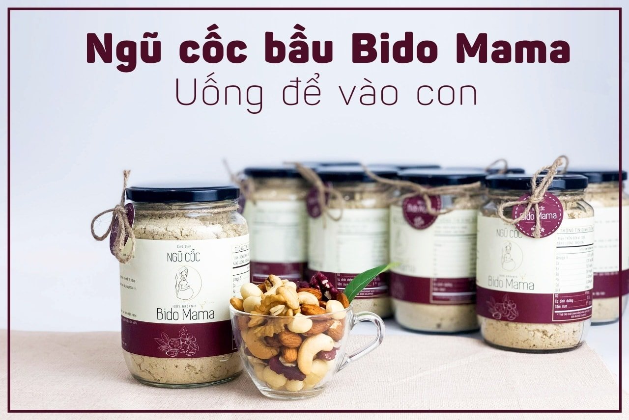 Combo 2 hộp ngũ cốc bầu Bidomama