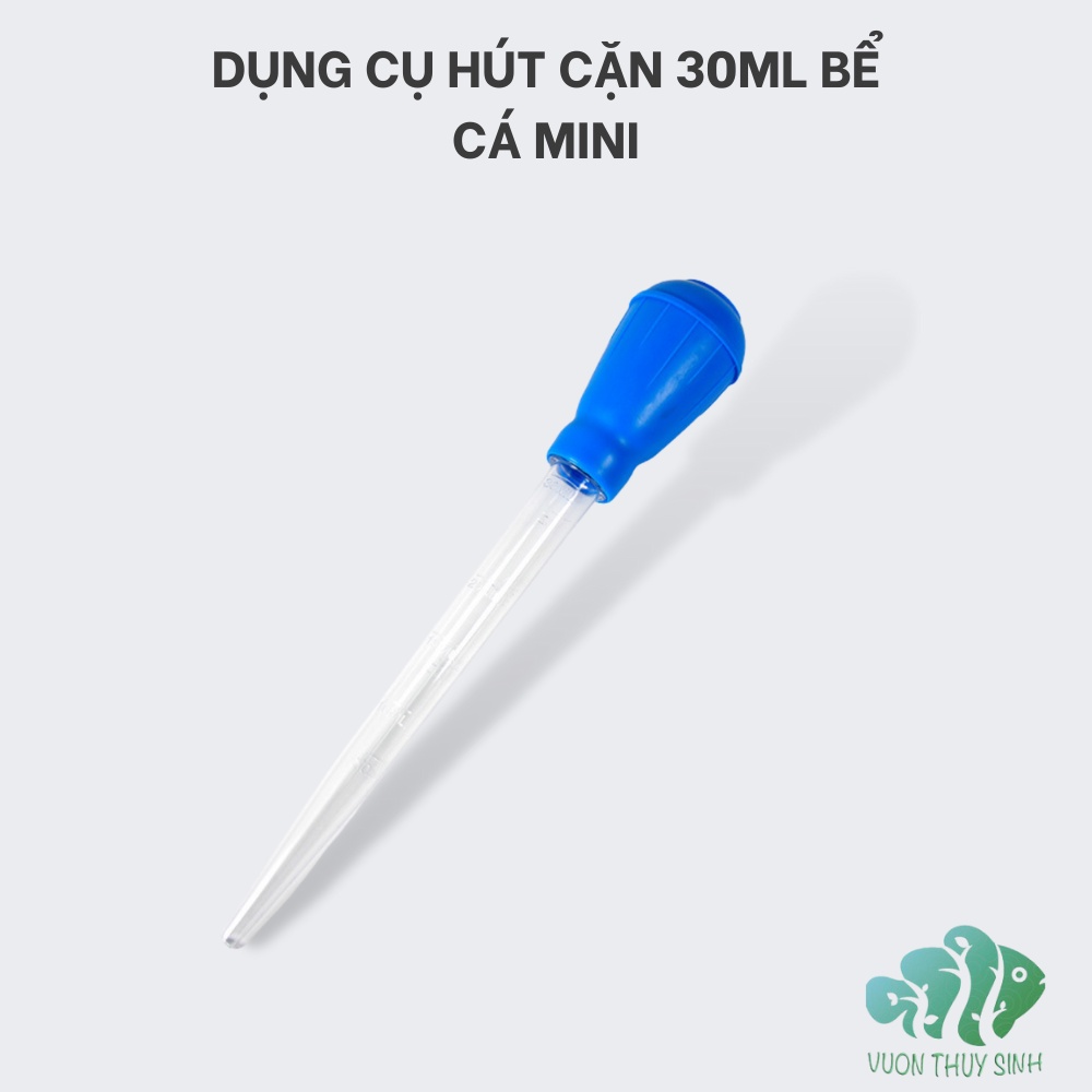 Ống hút cặn đáy vệ sinh hồ cá 30ml