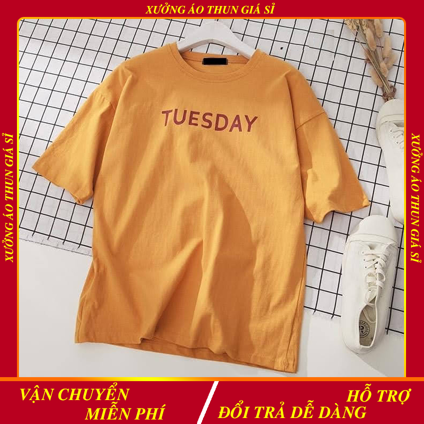 [HCM] Áo thun 7 ngày trong tuần - Áo thun tay lỡ form rộng nam nữ Oversize.