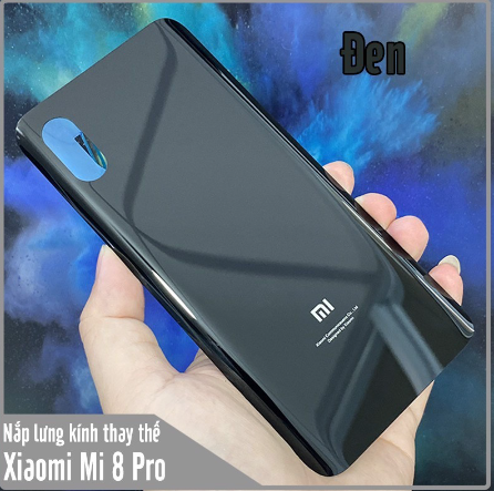 Nắp lưng kính Xiaomi Mi 8 Pro đủ màu