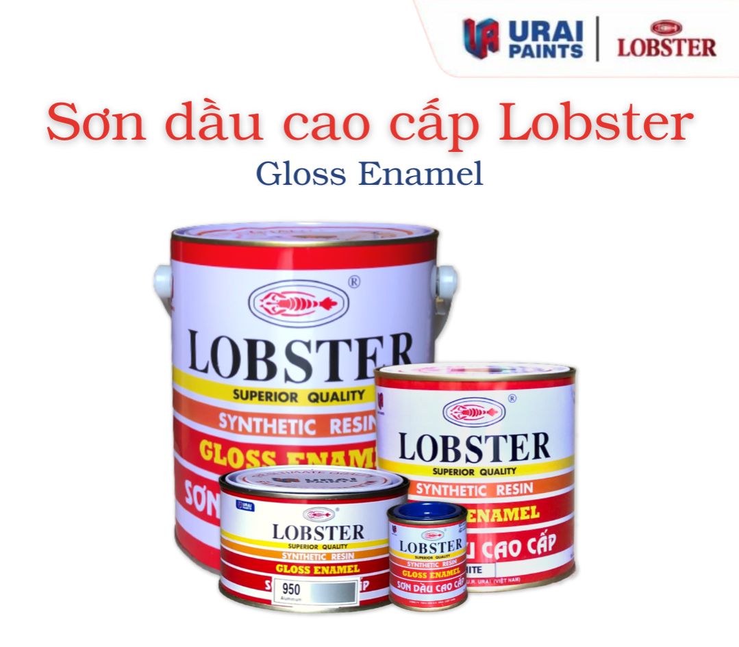 Sơn dầu cao cấp Lobster sơn sắt gỗ
