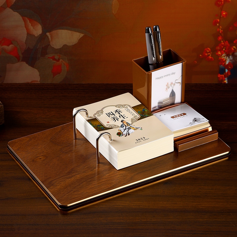 Lịch 365 ngày 2024 tùy chỉnh sáng tạo đơn giản văn phòng kinh doanh bằng gỗ bản ghi nhớ đăng ký tùy chỉnh trang trí máy tính để bàn kiểu Trung Quốc lịch xé tay kế hoạch hàng ngày lịch để bàn