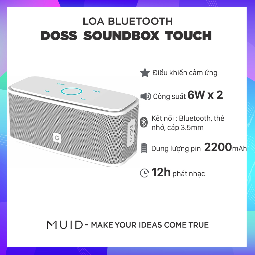 [HCM]Loa Bluetooth DOSS Soundbox Touch