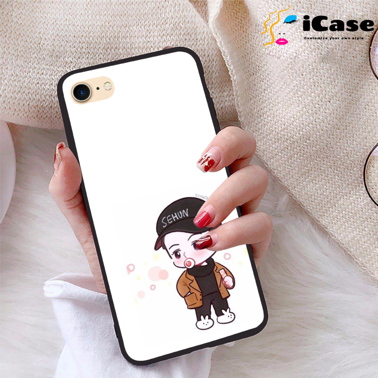 Ốp lưng iPhone 7 viền dẻo TPU BST Chibi