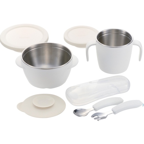 Bộ ăn dặm inox RICHELL TLI | Baby