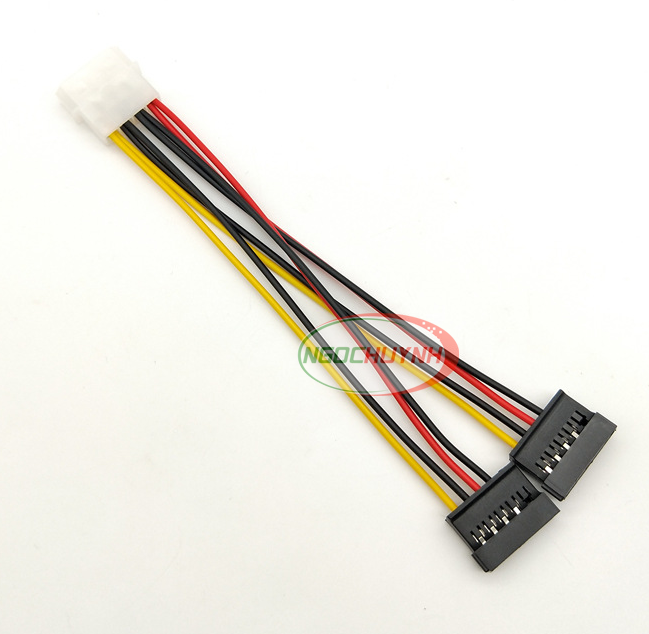 Cáp chuyển nguồn IDE ( ATA) sang 2 đầu nguồn SATA