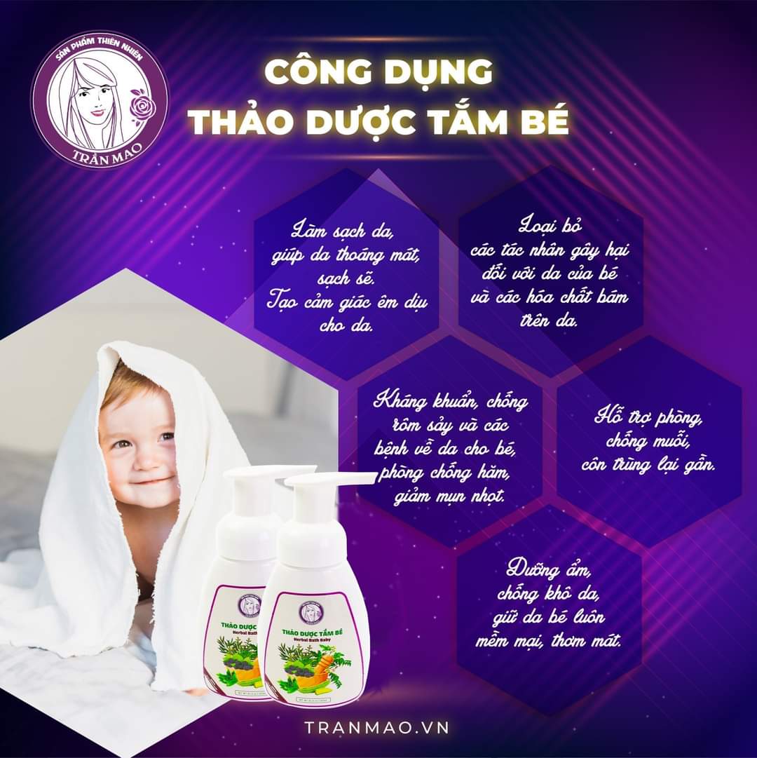 SỮA TẮM BÉ THẢO DƯỢC TRẦN MAO
