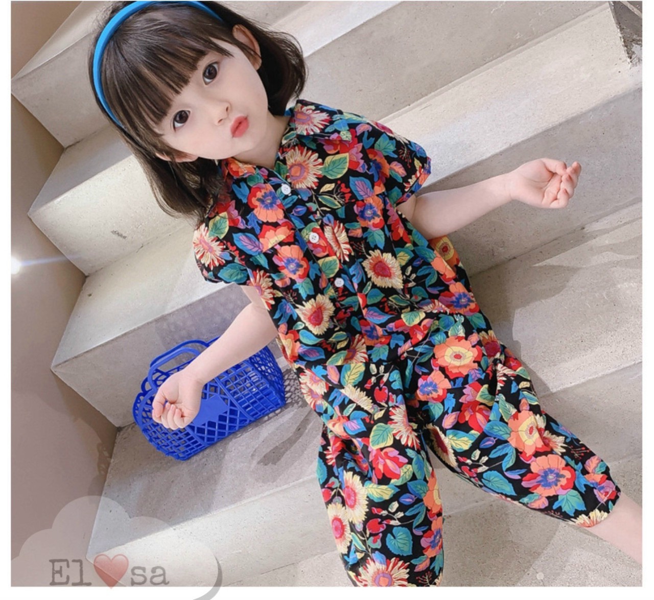 Jum hoa lá siêu xinh cho bé gái