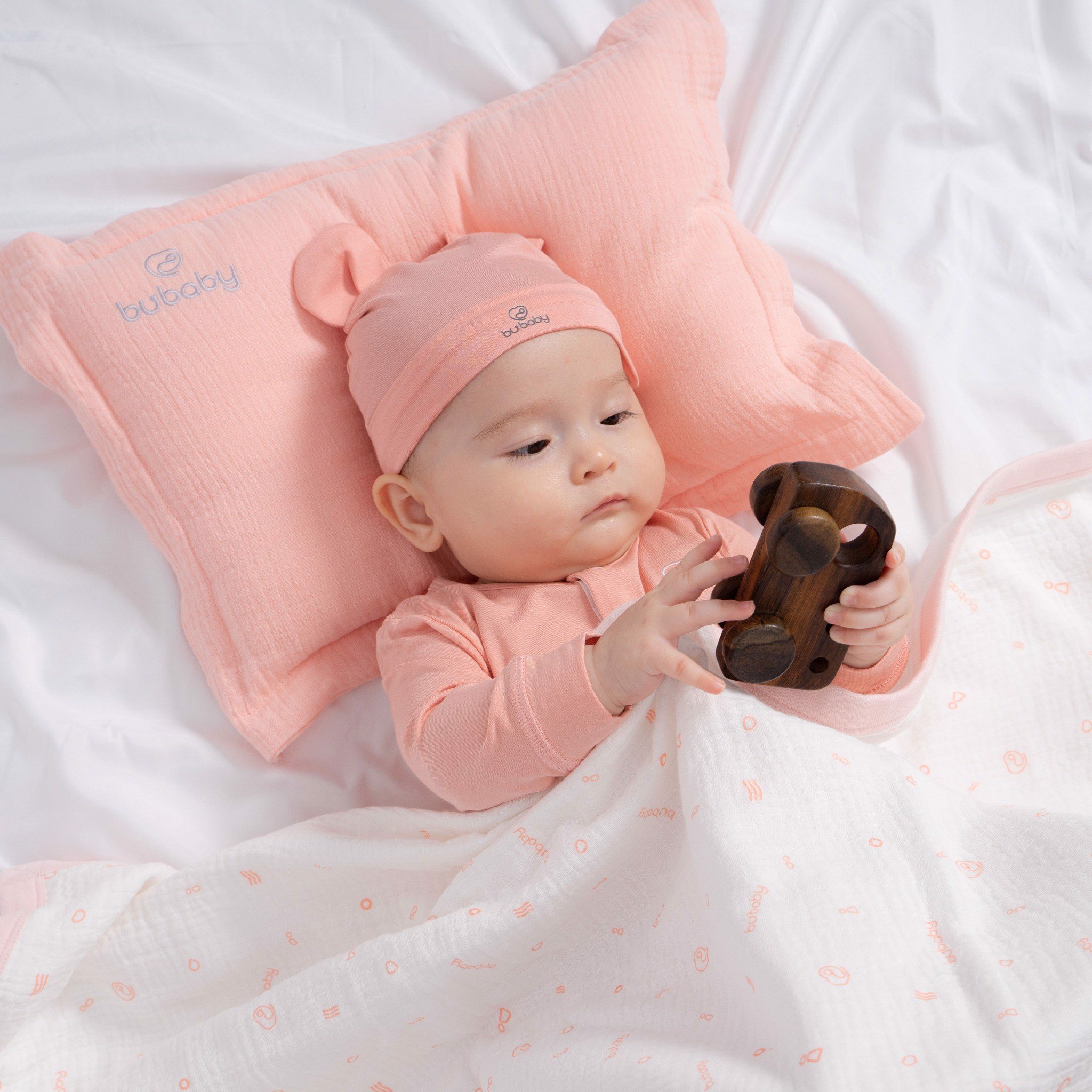 Khăn đa năng Muslin Bu baby cho bé