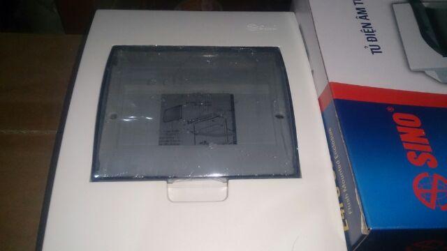 Tủ điện âm tường Sino mặt nhựa chống cháy tủ át Sino