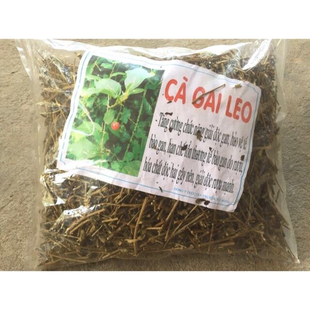 1kg cà gai leo khô hòa bình mát gan tiêu độc.