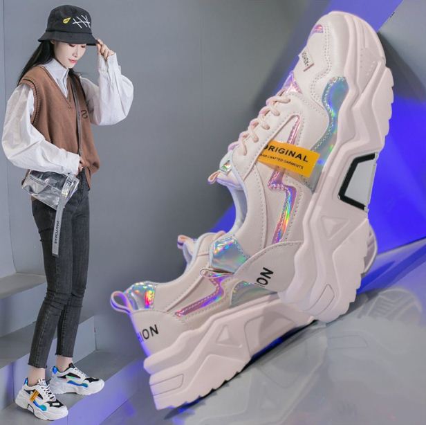 Giày nữ, giày thể thao sneaker độn đế siêu Hot GN09
