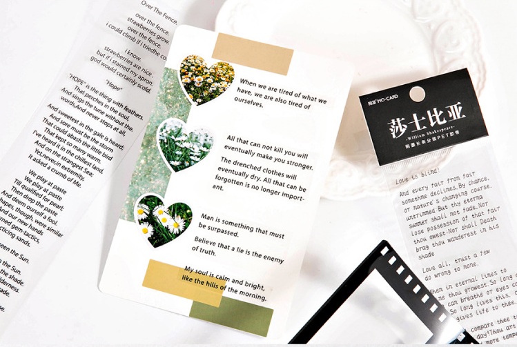 [HCM]Sticker Love poem nhiều mẫu (Hàng có sẵn)
