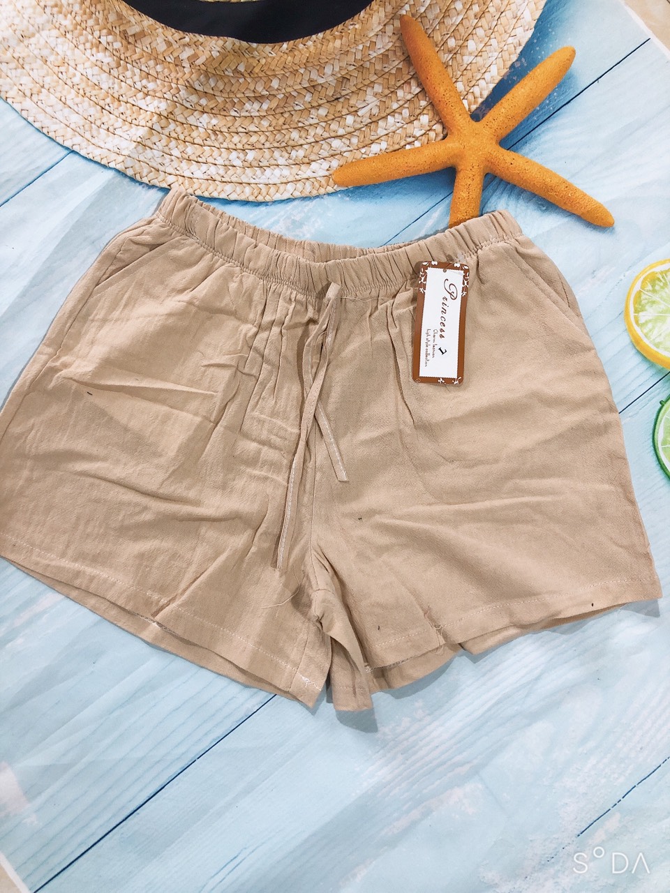 quần short đùi chất đũi mát