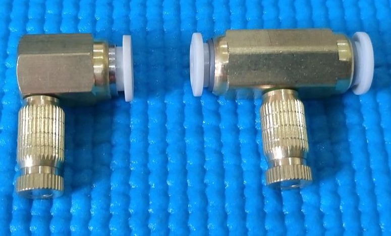 Bộ 5 đế đồng + béc phun sương tưới lan/hoa/rau (béc số 4 số 5 số 6 hoặc số 8)