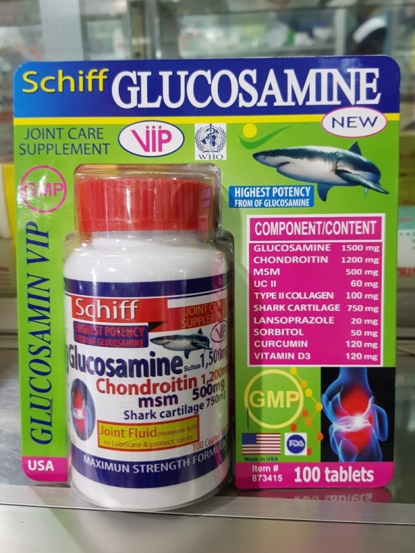 Glucosamine Vip Schiff 2200mg 100 viên