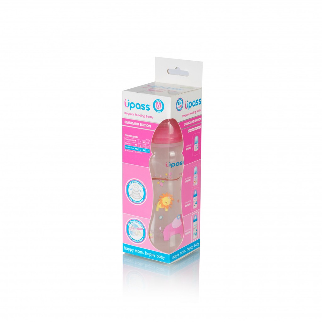 (Thái Lan) Bình sữa cổ thường UPASS 60ml-140ml-170ml-270ml