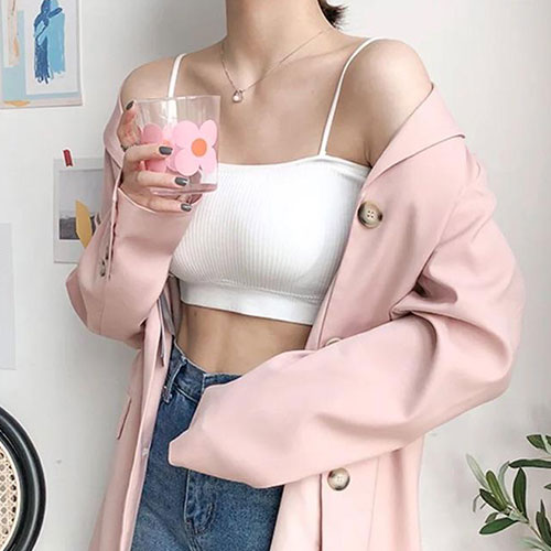 [HCM]Áo Bra Ống Nữ Đi Biển Du Lịch Phối Kiểu Thời Trang