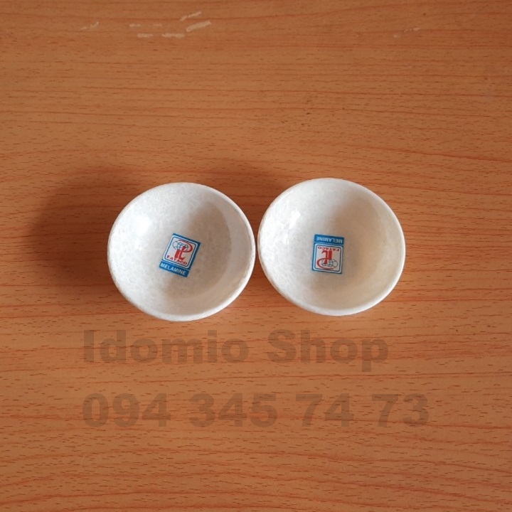 Chén Chấm Tiêu Màu Vân Đá Nhựa Melamine Cao Cấp – T36VD