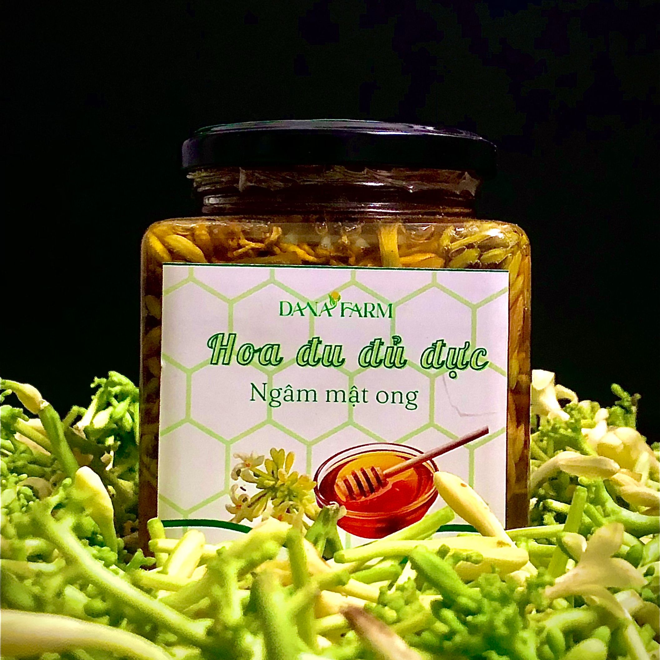 HOA ĐU ĐỦ ĐỰC NGÂM MẬT ONG - 800g