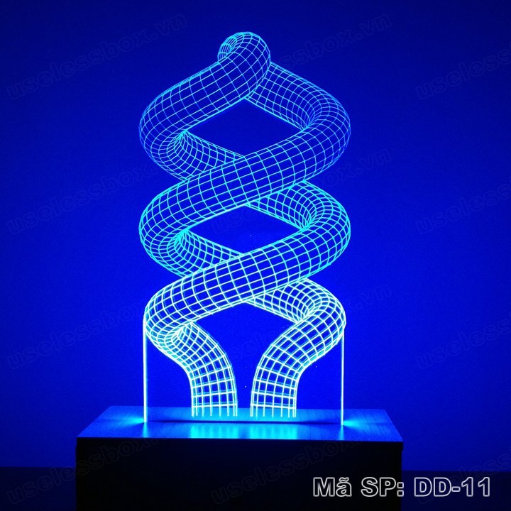 Đèn ngủ 3D hình đèn Compact