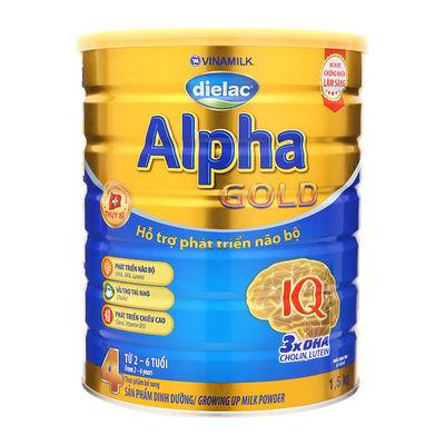 [HCM]Sữa bột Dielac Alpha Gold 4 lon 1400g (mẫu mới)