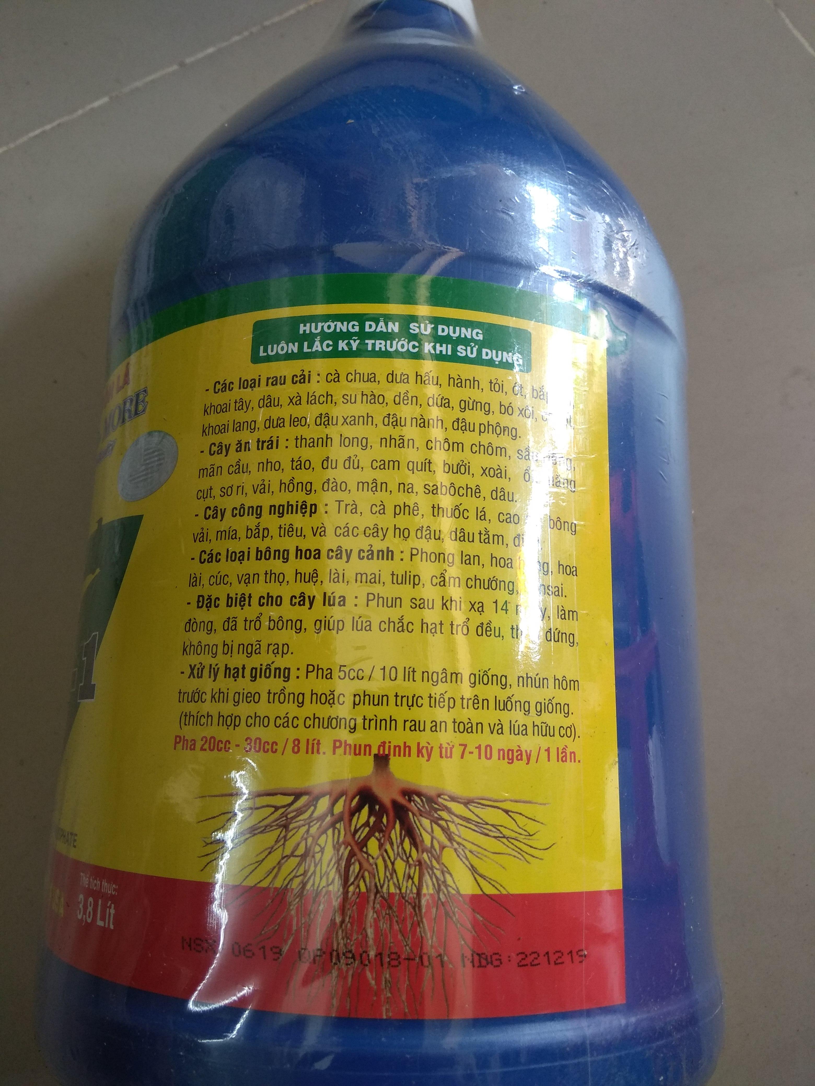 [HCM]Phân bón lá B1 Grow More - 3.8 lít