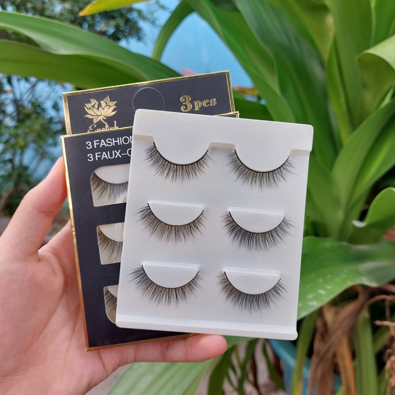 [HCM] Hộp 3 Cặp Lông Mi Chồn 3D Siêu Tự Nhiên