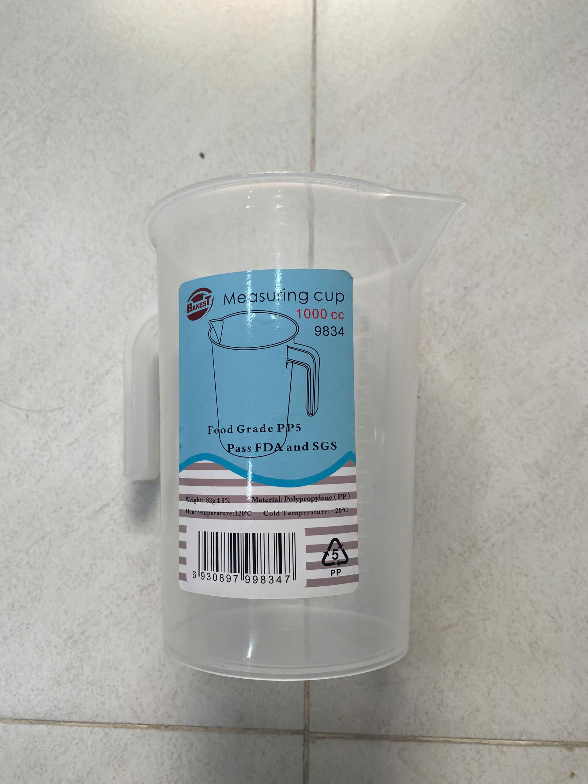 [HCM]Ca Nhựa Chia Vạch 1000ml - Loại Tốt