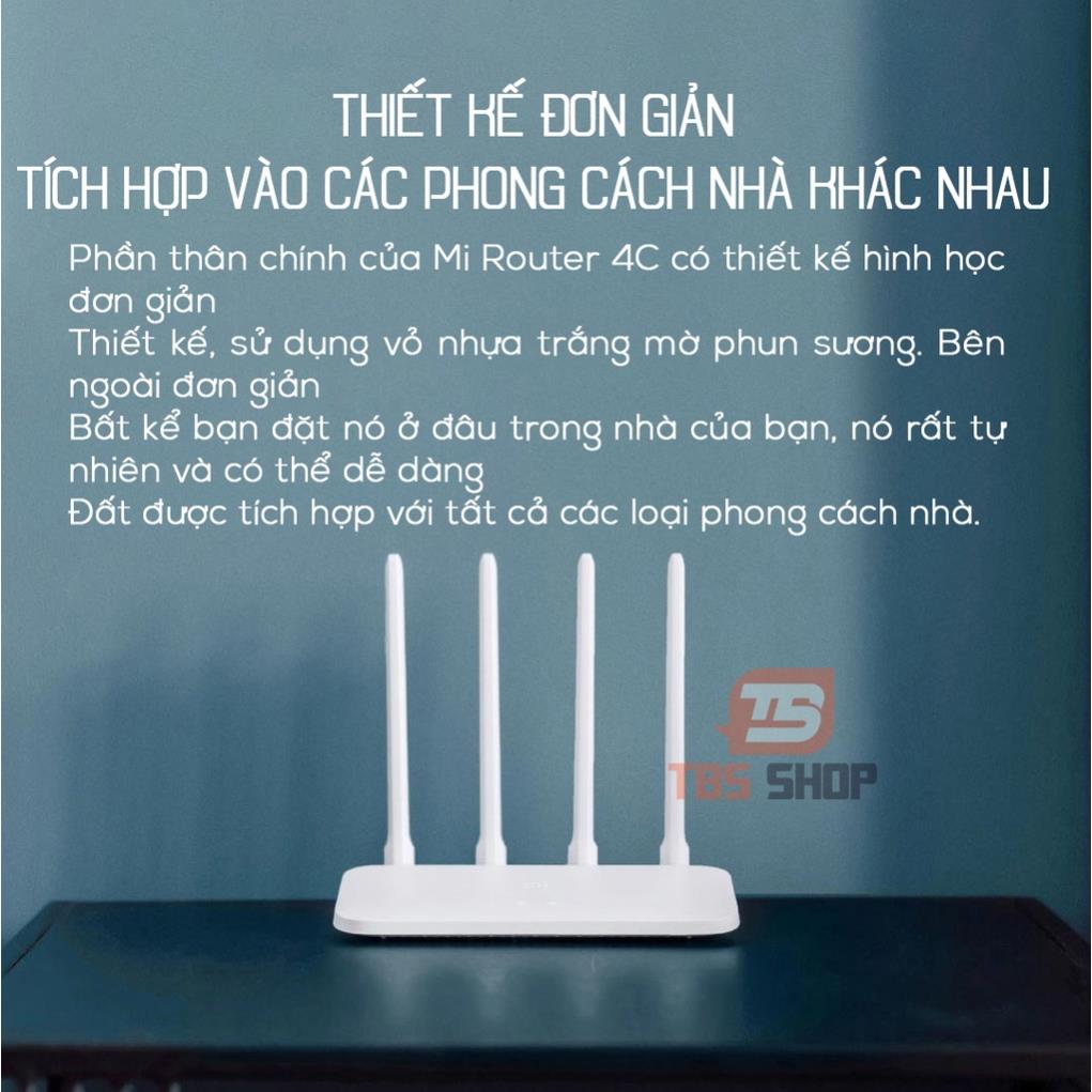 Bộ phát wifi Xiaomi 4c phiên bản Quốc Tế