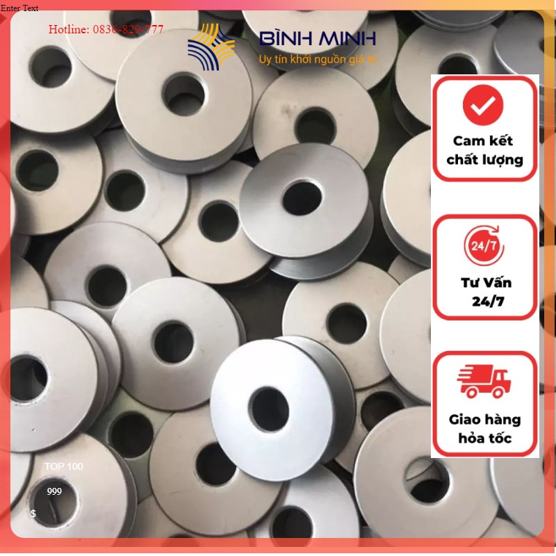 Combo 10 cái suốt nhôm phẳng máy may 1 kim công nghiệp 40264A