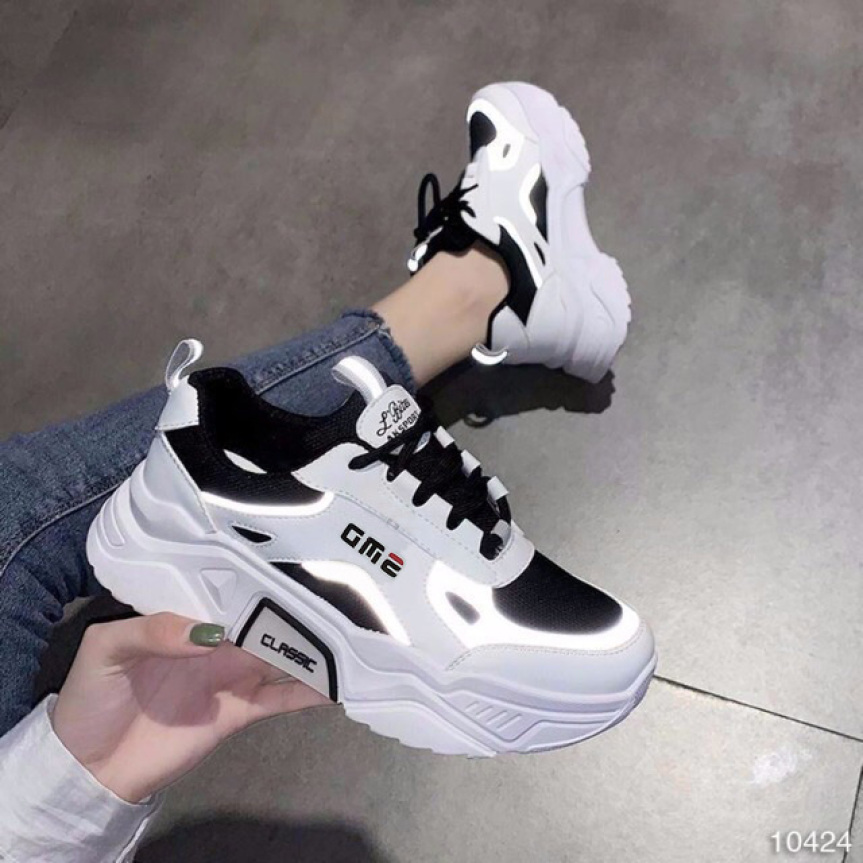 GIÀY THỂ THAO NỮ SNEAKER NỮ Phản quang Fashion mẫu mới giá rẻ