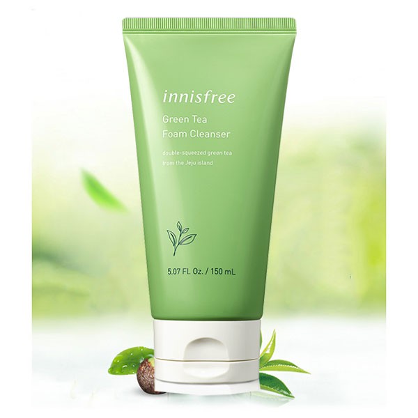 sữa rửa mặt trà xanh innisfree mẫu 2019