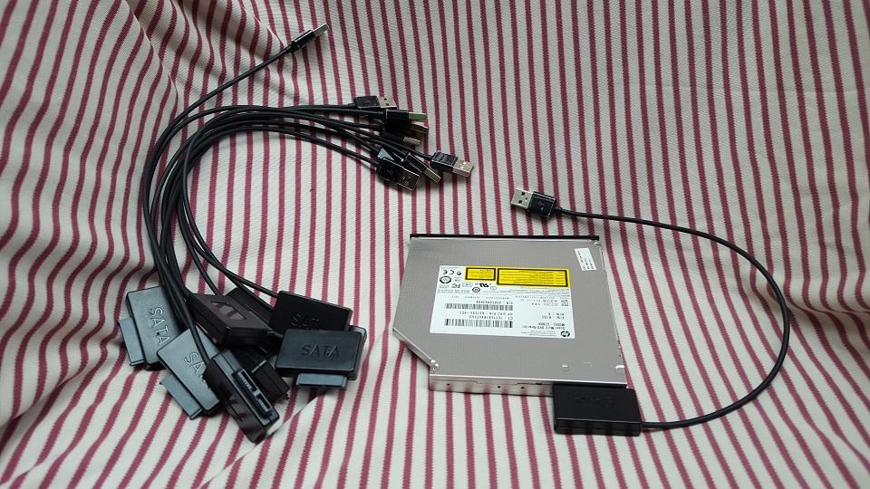 Cable to Convert Laptop Dvd Drive to USB Port - Dvd to USB Cable Used to Connect from Dvd Drive to USB Port