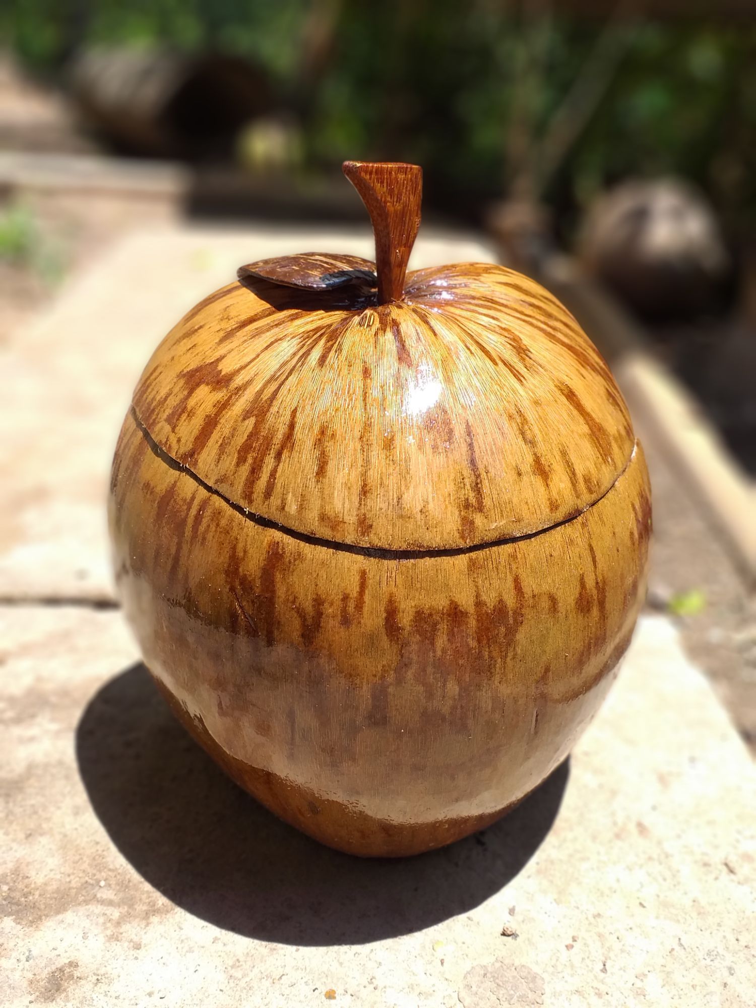 Quả dừa giữ nhiệt bình trà