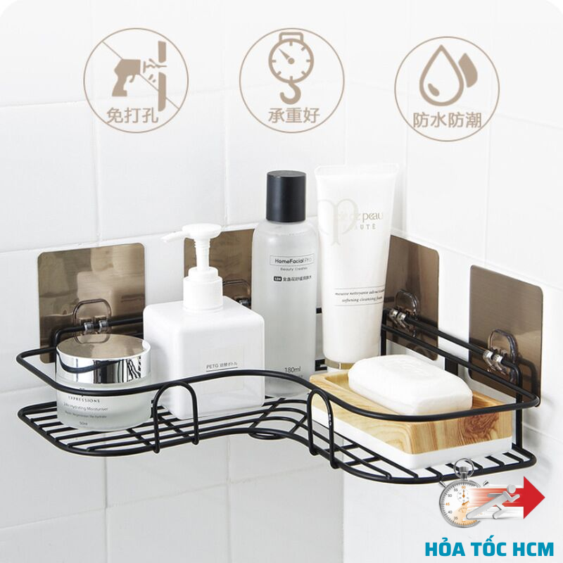 Kệ Góc Nhà Tắm Thông Minh Bằng Sắt