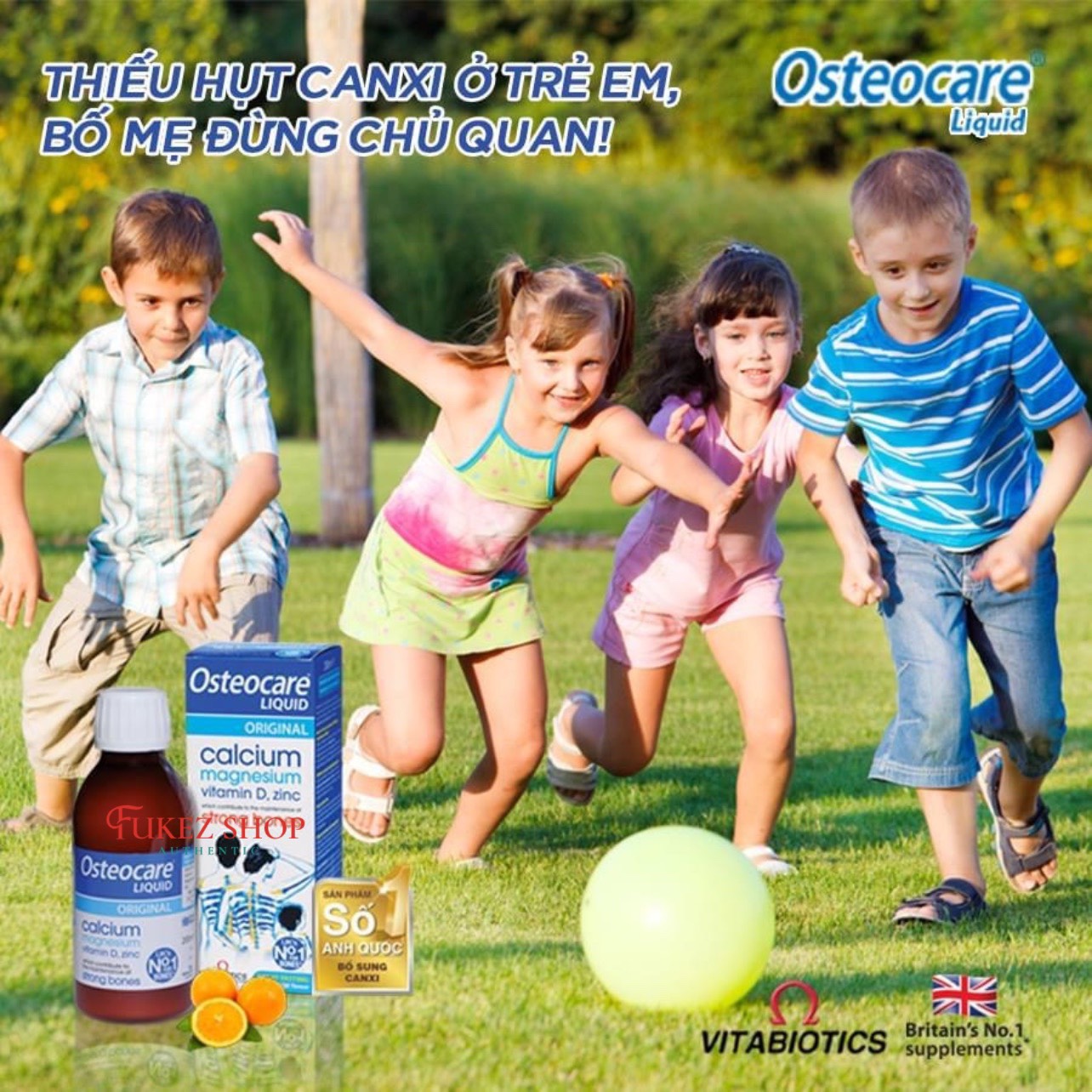 Canxi dạng nước Osteocare Liquid 200ML - Bill Anh