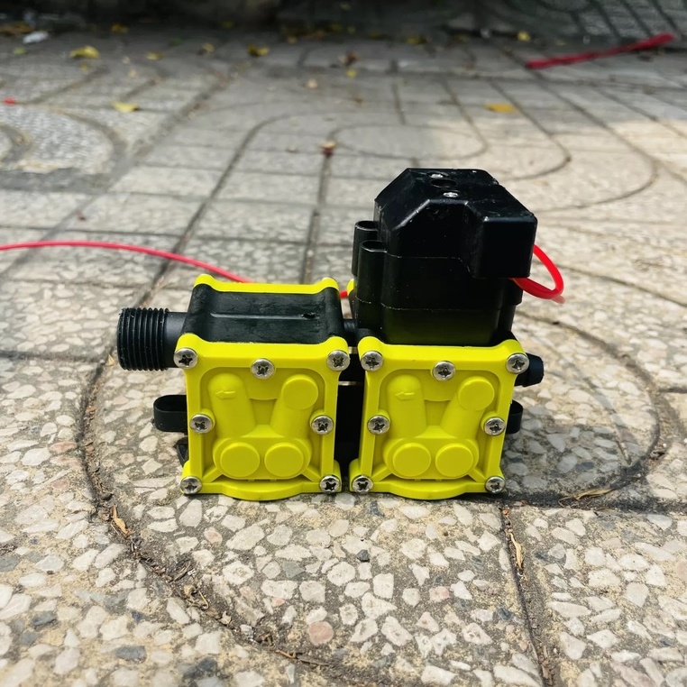Đầu Bơm Đơn, Bơm Đôi 12V DC - Linh kiện Máy Bơm Nước Mini