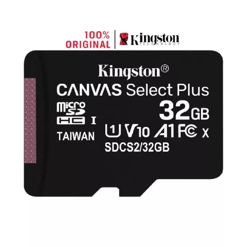 [VOUCHER 20%] Thẻ Nhớ MicroSDHC Kingston Canvas Select Plus 32GB Class 10 U1 100MB/s SDCS2/32GBSP