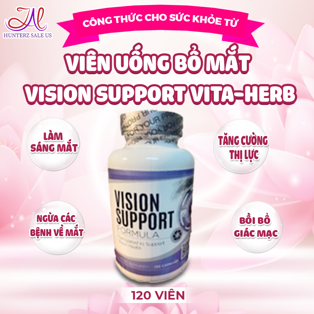 Viên Uống Bổ Mắt Vision Support VITAHERB (120 viên)