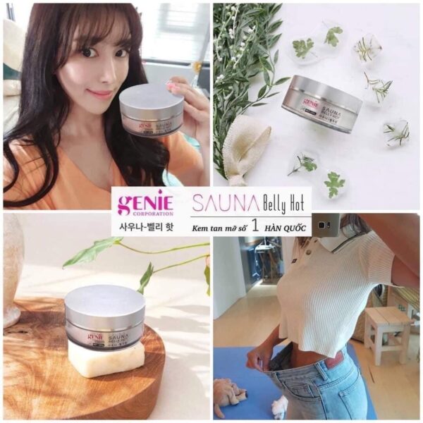 Kem Massage Tan Mỡ Genie Sauna Belly Hàn Quốc