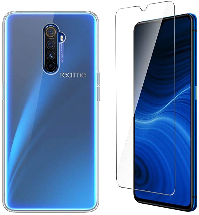 Kính cường lực trong suốt Realme X2 Pro (Kèm miếng lau)
