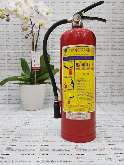 Bình cứu hỏa phòng cháy , bình chữa cháy MFZL1 - MFZ8   Trọng Lượng 1Kg - 8Kg bột ABC,