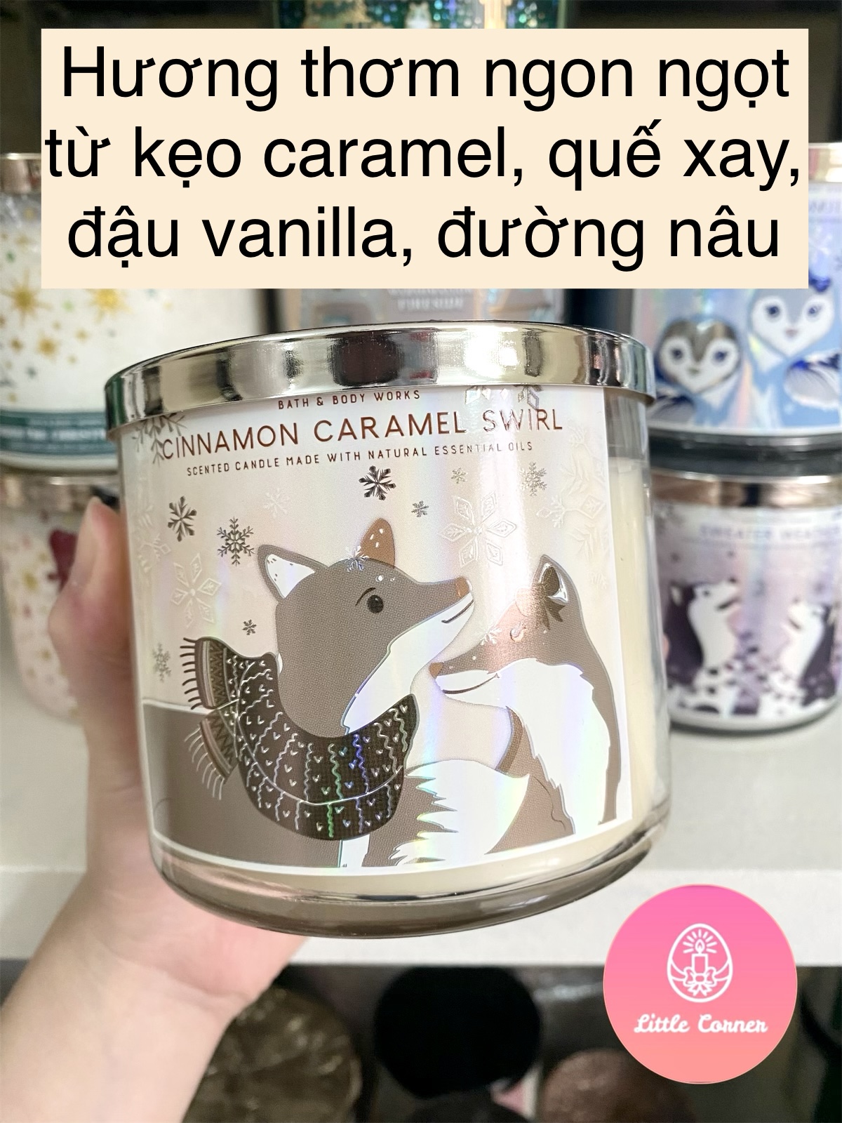 Nến thơm 3 bấc BATH AND BODY WORKS (BBW) 411g - Noel
