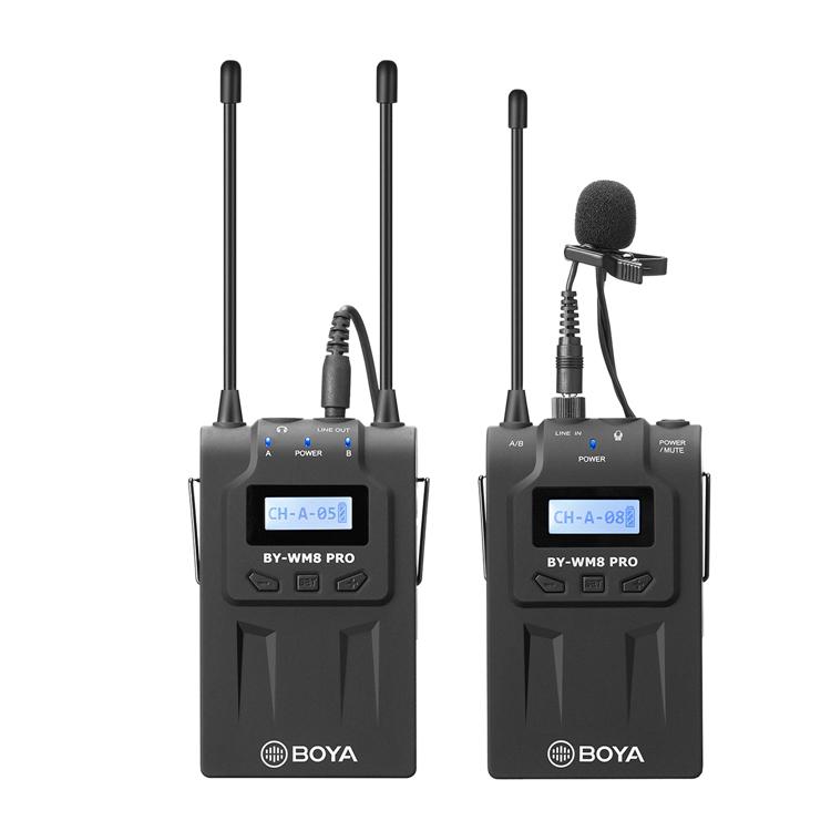 [Trả góp 0%]Micro thu âm wireless UHF Boya BY-WM8 PRO-K1