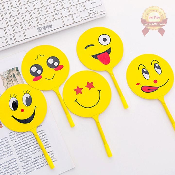 ComBo 3 Bút bi Quạt mini mặt cười dễ thương